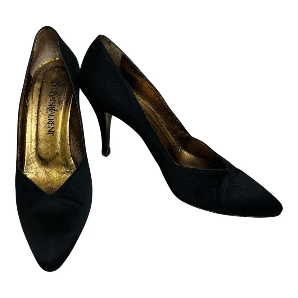 80s YSL Heels - Image 1 of 4