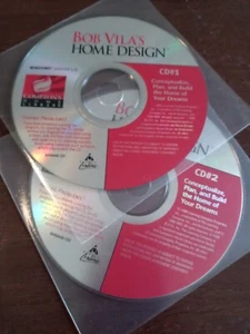 Bob Vila's Home Design - Windows Version 1.0 (PC, 1998, Compton's, 2-Disc) CD - Picture 1 of 2