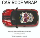 Printed SKULL Roof wrap for Mini or any car Air Release Vinyl CRW076