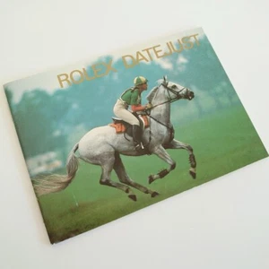 ROLEX DATEJUST VINTAGE BROSCHÜRE BOOKLET HEFT VON 1990 ENGLISCH ENGLISH 593.52 - Bild 1 von 4