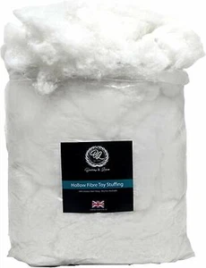 1000 g / 1 kilo de fibra hueca virgen súper suave para relleno, juguetes de relleno, cojines - Imagen 1 de 3