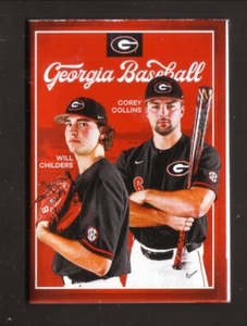 Georgia Bulldogs--2022 Baseball Pocket Schedule--Smoothie King - Picture 1 of 2