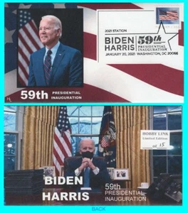 President Joseph Robinette Biden Jr. Inauguration 2021 Cover Type 1 - Picture 1 of 1
