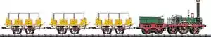 Trix 21236 HO Historic "Adler" Steam Engine with Tender, 3 Open Passenger Cars - Bild 1 von 8