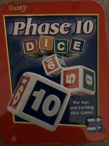 Phase 10 Dice Game by Fundex Complete w/Score Pad and Instructions 2004 - Picture 1 of 7