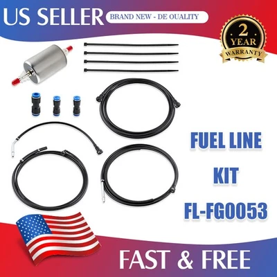 Kit de línea de combustible para Chevrolet Silverado GMC Sierra 1500 HD 2500 HD 2001 2002 2003 Foto 1 de 4