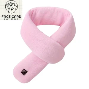 Samt warmer Halstuch beheizbar für Winter mit USB-Ladegerät, rosa - Bild 1 von 12