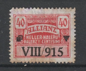 Ungheria Austria Occupazione Cenerentola Francobollo Entrate Alleanza Fiscale Assicurazione 3 - Foto 1 di 1