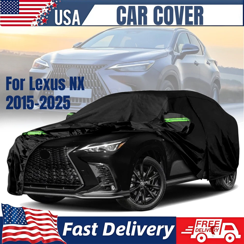 Car Cover For Lexus NX 2015-2022 Custom Fit PE-Black US Stock Foto 1 de 4