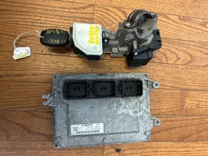 2008-2010 HONDA ACCORD 2.4L OEM Engine Computer Module Ignition Lock Switch Key - Foto 1 di 15