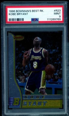 科比布莱恩特新秀卡 1996-97 年鲍曼最佳 #R23 PSA 9 — 第 1/2 张图片