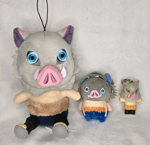 3- Peluche Anime Demon Slayer Inosuke Hashibira + Llavero Gran Entretenimiento Oriental - Imagen 1 de 13