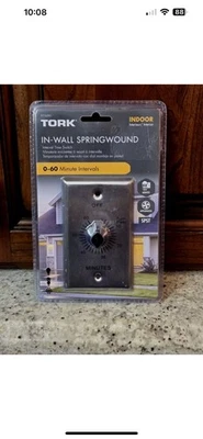 Tork In-Wall Interval Timer Switch, Range 0-60 Minutes SpringWound RFF60M Indoor - Image 1 of 2