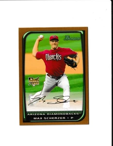 Bowman Draft Picks & Prospects 2008 ORO - MAX SCHERZER NR come nuovo - Foto 1 di 2