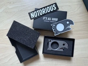 Notorious Big Poppa Titanium Stonewashed EDC USA - Bild 1 von 2