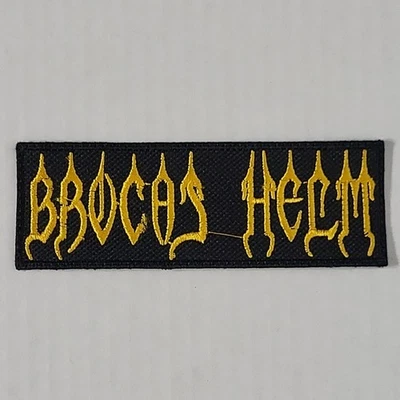 BROCAS HELM Band Logo SMALL PATCH Embroidered - Image 1 of 4