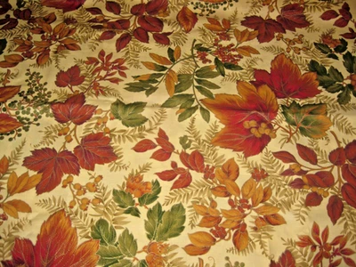 1 Yard+ Cranston Print Works AUTUMN LEAF FABRIC Cotton Fall - Image 1 of 4