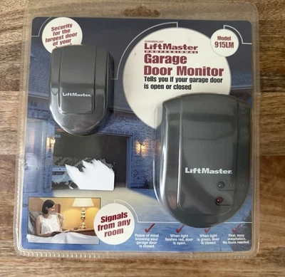 Chamberlain LiftMaster Professional Garage Door Monitor Model 915LM Security NEW - Image 1 of 3