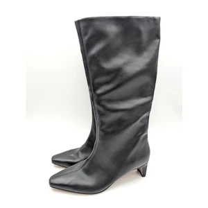 Splendid June Fashion Heel Boot Pointed Toe Women's Black Size US9M EU40 - Picture 1 of 12