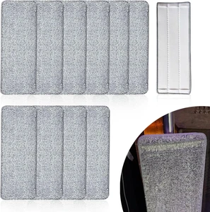 10PCS Mop Replacement Pads Compatible with JOYMOOP Flat Mop - 13'‘×4.9" Washable - Picture 1 of 12