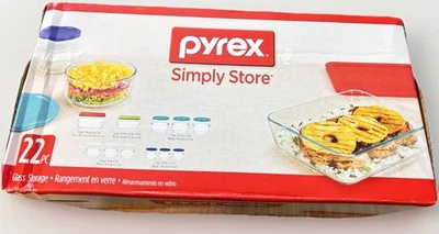 Pyrex 22 Piece Food Storage Container Set- Damaged box - Image 1 of 4