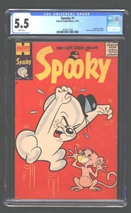 Spooky #1 CGC 5.5 White Pages 1955 Harvey KEY COMIC - Bild 1 von 2