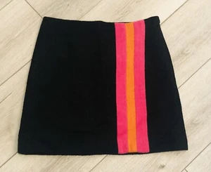 Wolle Kaschmir Mod vertikal gestreifter Minirock gefüttert Damen Gr. 0 - Bild 1 von 7