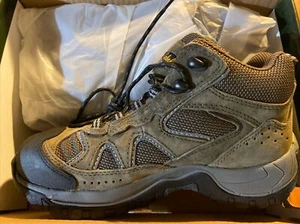 NEW CABELA'S Womens 7.5 Set #81-2857 brown leather Steel-Toe HIKING WORK BOOTS - Picture 1 of 9