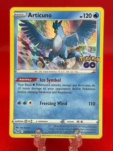 Pokémon TCG Articuno 024/078 Holo Rare Pokemon GO! 2022 English Card NM - Imagen 1 de 2
