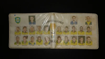 Vintage Original ultra rare 1962 World Cup champions brazil soccer wallet Pele Foto 1 de 4