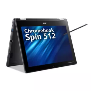 Acer Chromebook 12" Spin 512 R851TN-P4VW Touch 2in1 8GB-64GB B Grade Stylus - Picture 1 of 5