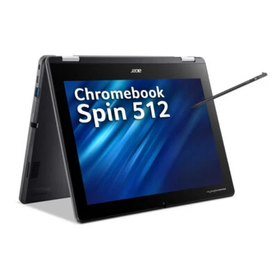 Acer Chromebook 12" Spin 512 R851TN-P4FF  Touch 2in1 8GB-64GB B Grade Stylus - Image 1 of 4
