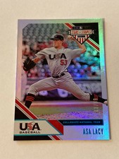 Asa Lacy 2020 USA Baseball Stars & Stripes Longevity Holofoil Parallel /99
