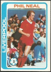 Topps 1979 Footballers #198 - Liverpool & England - Northampton Town - Phil Neal - Bild 1 von 2