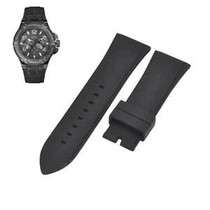 W0040G1 Uhrenarmband 27 mm schwarz Kautschuk für Guess - Bild 1 von 7