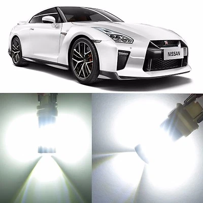 Alla Lighting Rear Turn Signal Light White LED Bulbs for Nissan Honda GMC Ford  - Image 1 of 4