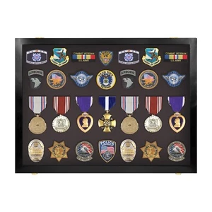 Vitrina de medallas, premio, alfiler, parches, insignias, cintas vitrina-mediana - Imagen 1 de 61