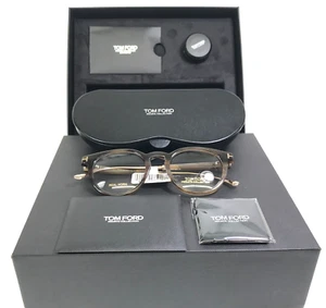 Tom Ford Eyeglasses Frames TF5885-P 062 Private Collection Real Horn 48-21-145 - Picture 1 of 15