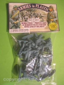 1/32 Armies in Plastic 5403 WKI Frankreich Soldaten Figuren Adrian Helm - Bild 1 von 4