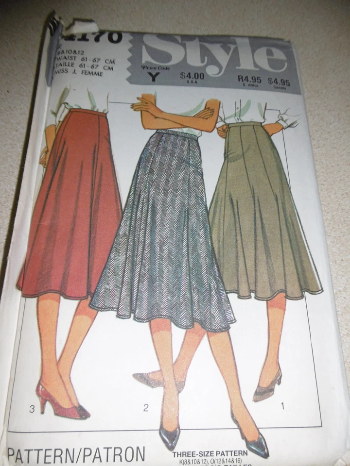 Missionary Auction Style 4170 Skirt Pattern Uncut Size 8-12 - Image 1 of 1