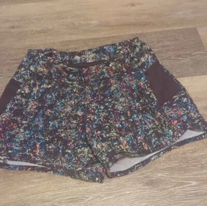 Athleta Girl Record Breaker 3” Shorts Size L/12 Lined Pull On Tokyo Nights - Picture 1 of 4