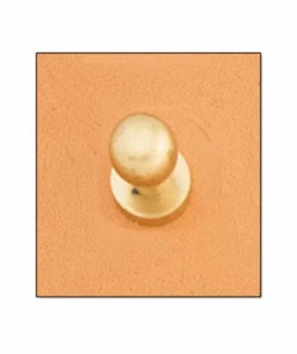 Button Stud 10mm Screwback Brass 11311-53 by Tandy Leather Diy Crafts - Image 1 of 4