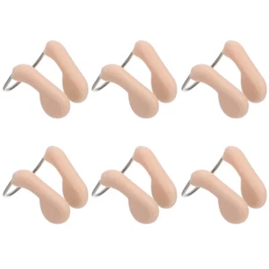 6 PCS Swimming Nose Clip Men and Women Child Clips for Adults Diving Blocker - Picture 1 of 12