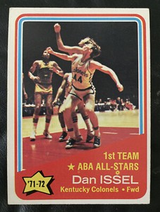 DAN ISSEL 1972-73 TOPPS BASKETBALL CARD #249 KENTUCKY COLONELS ABA ALL STAR FWD