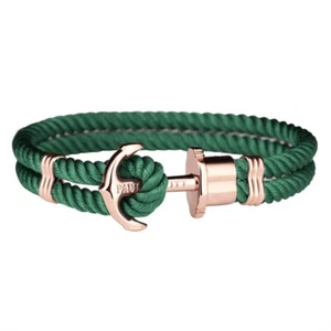 Paul Hewitt Phrep Anker Armband Roségold Nylon Grün  Gr. S / M / L / XL / XXXL - Bild 1 von 1