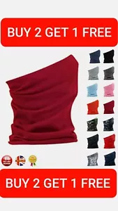 Face Mask Warmer Snood Tube Biker Balaclava Winter Neck Warmer Cycling Gaiter UK - Picture 1 of 47