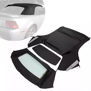 For Ford Mustang 1994-2004 Convertible Soft Top w/ Heated Glass Window Sailcloth - Picture 1 of 19