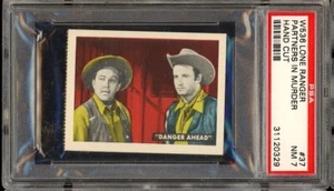 1950-60 W536-2 Lone Ranger Perforated #37 Partners In Murder PSA 7 - Picture 1 of 2