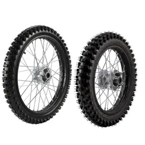 70/100-19 + 90/100-16 Tire Rim Big Wheel 19" 16" Dirt Bike SSR CR85 150cc KX100 - Picture 1 of 7