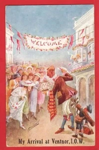 ISLE OF WIGHT. CYNICUS SATIRE MY ARRIVAL AT VENTNOR + GOLF - Picture 1 of 1